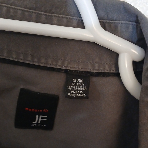 Make Offer jf j.ferrar Gray Lightweight Shirt Jacket with Soft Texture - Picture 2 of 3